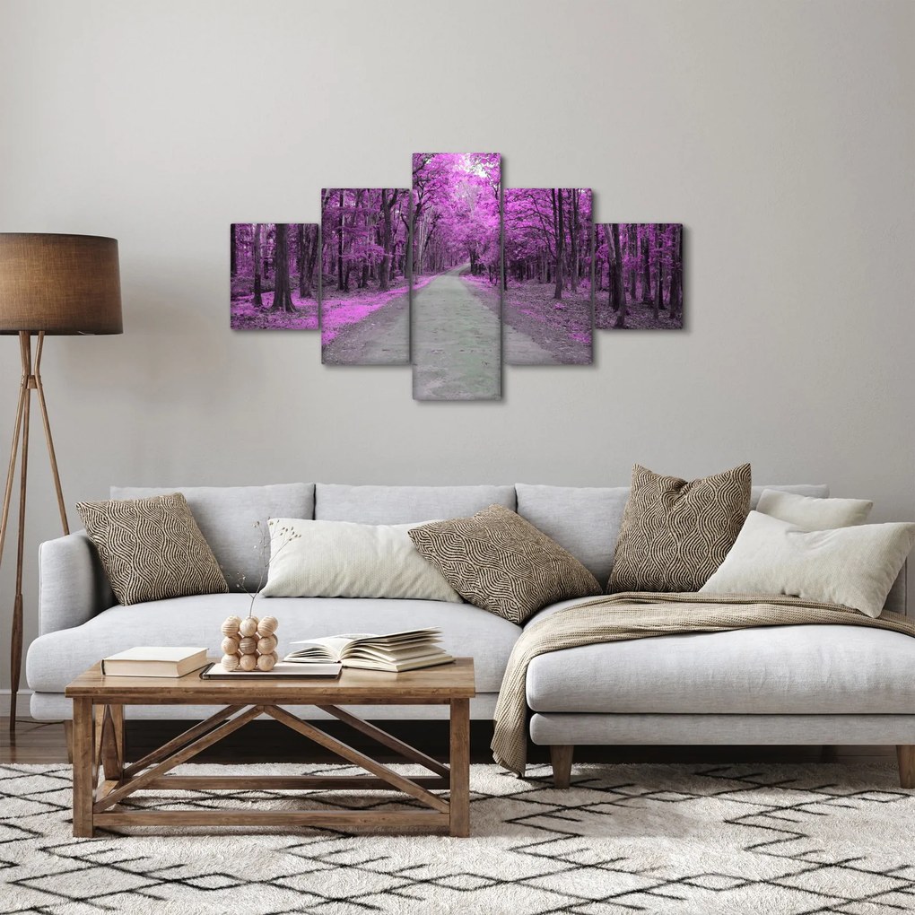 Obraz - Ścieżka przez park (125x70 cm)