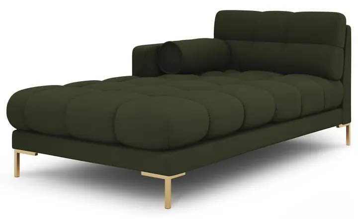 Zielony szezlong (prawostronny) Bali – Cosmopolitan Design