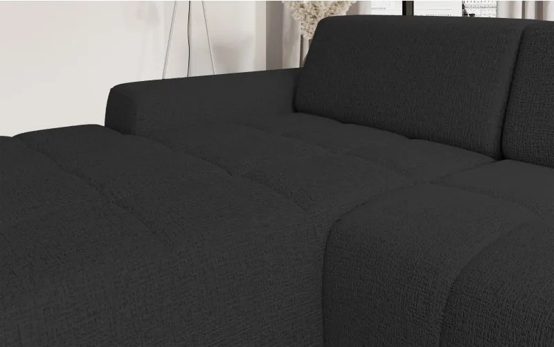 Narożnik SAVIO Prawostronny z Elektryczną Regulacją wolnostojący tkanina KANSAS 17 Antracytowy WERSAL