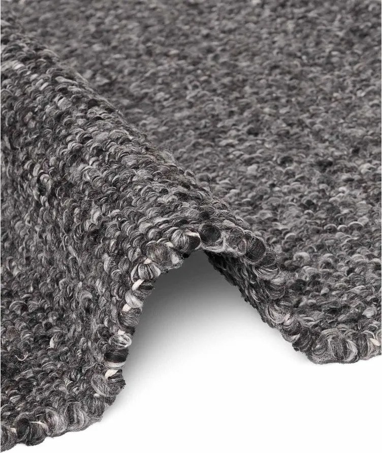 Ciemnoszary chodnik z materiału bouclé tkany ręcznie 80x200 cm Notting Hill Portobello – Ted Baker