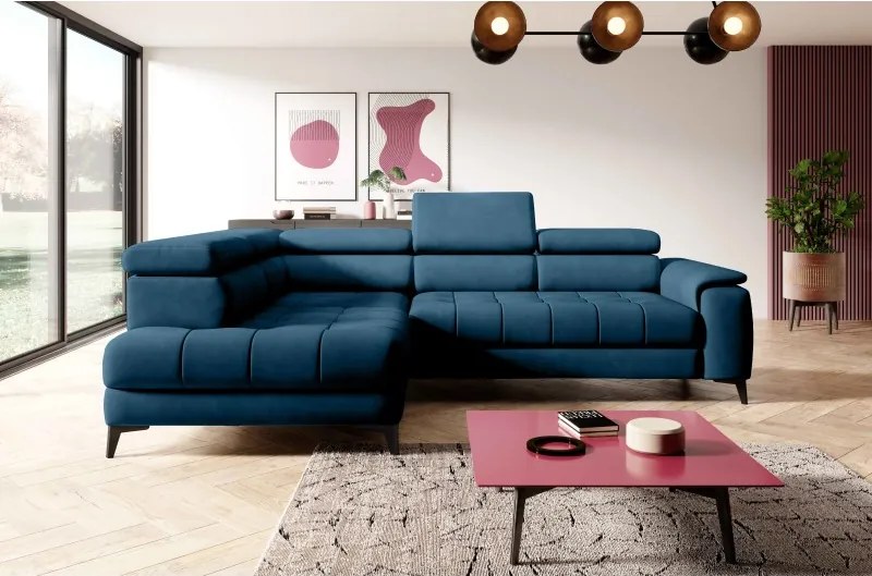 Narożnik CHIVAS L z Elektryczną regulacją siedziska wolnostojący WERSAL