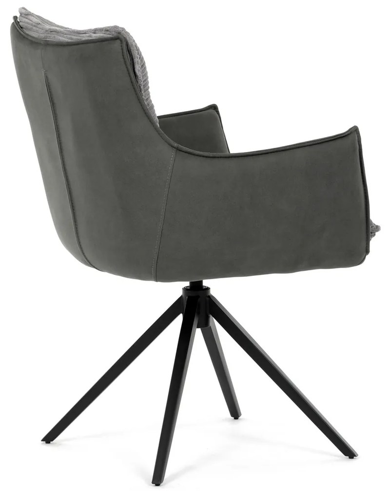 Zestaw krzeseł obiadowych z mechanizmem powrotnymDCH-D1345 GREY2, 2 szt.