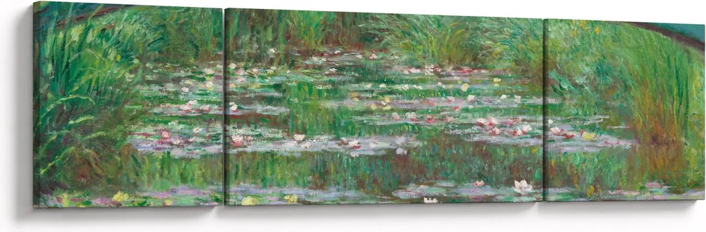 Obraz - Claude Monet, The Japanese Footbridge, reprodukcje (170x50 cm)