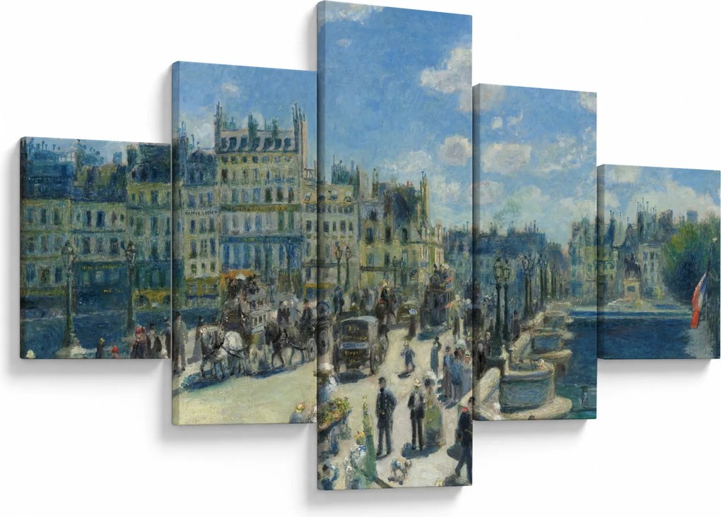 Obraz - Auguste Renoir, Pont Neuf, Paris, reprodukcje (125x70 cm)
