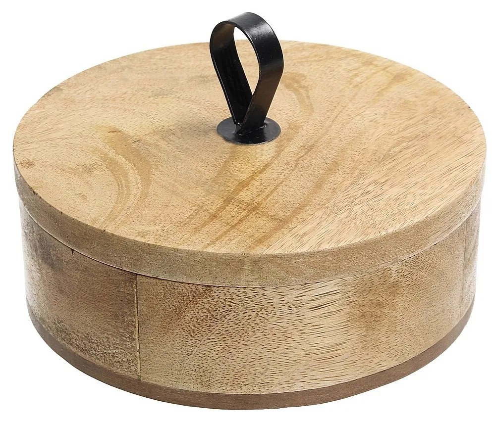 Drewniany pojemnik z pokrywką Cubero 19x12 cm