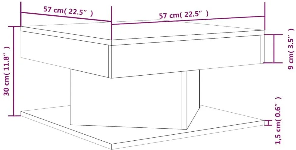 Minimalistyczny Stolik Kawowy Beton L5-D03