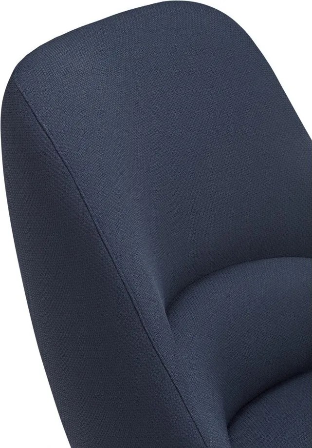 Ciemnoniebieski fotel Teulat Dins, wys. 90 cm