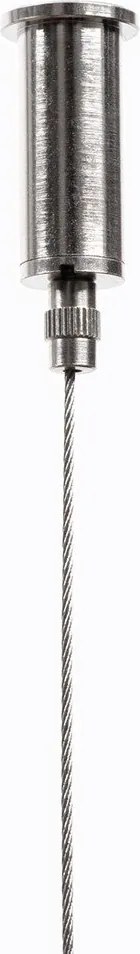 Czarna metalowa lampa wisząca LED Nebula – Sollux