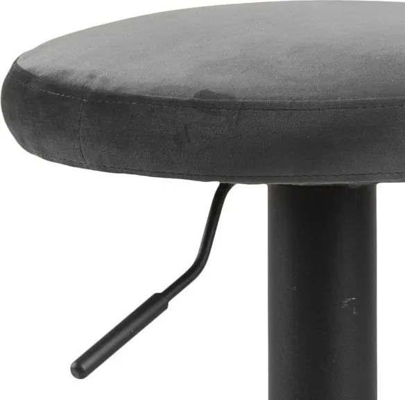 Regulowany hoker z podnóżkiem Finch dark grey