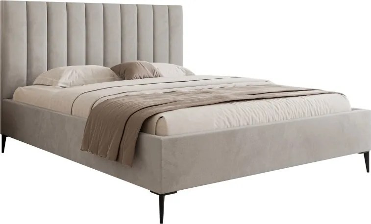 Łóżko Mona Slim III 180 Tkanina VELUTTO 15 stelaż drewniany