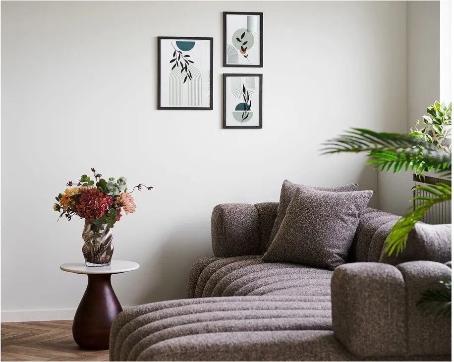 Czarne ramki ścienne zestaw 3 szt. 30x40 cm Aspen – House Nordic