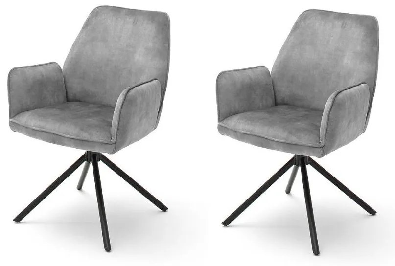 Krzesło do jadalni NEXORO 1 szt. szare