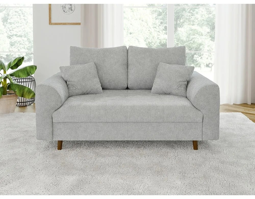 Jasnoszara sofa 150 cm Ariella – Ropez