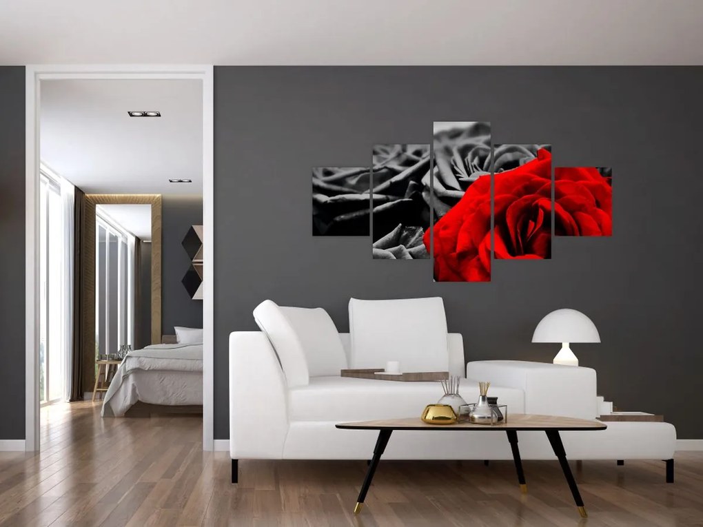 Obraz - Róże (125x70 cm)