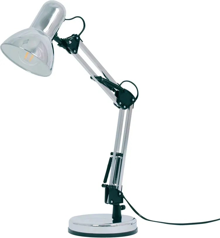 Designerska lampka biurkowa chrom G2-R63