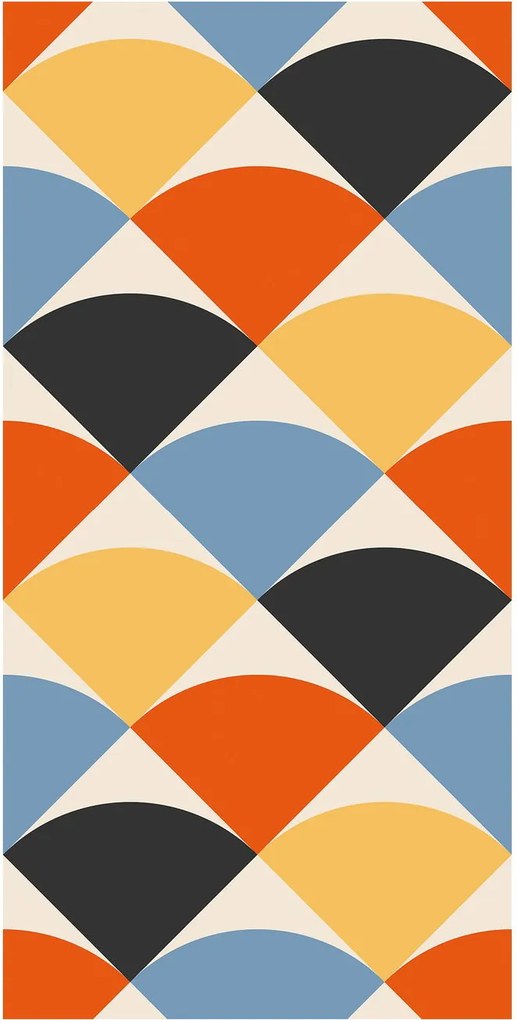 Tapeta - Kolorowa geometryczna abstrakcja III.