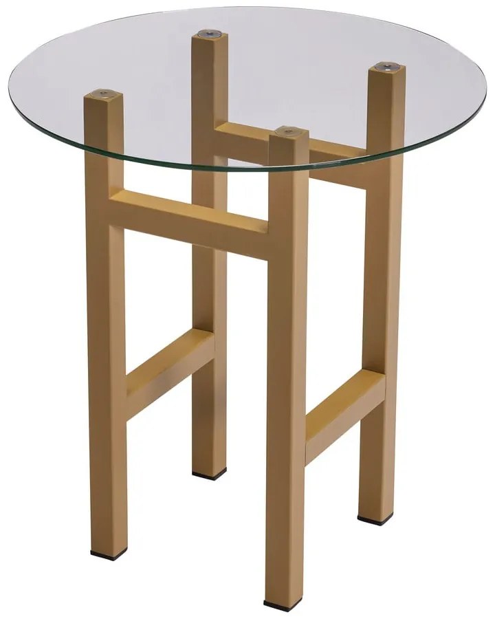 Okrągły stolik ze szklanym blatem ø 40 cm Elevate – Hübsch