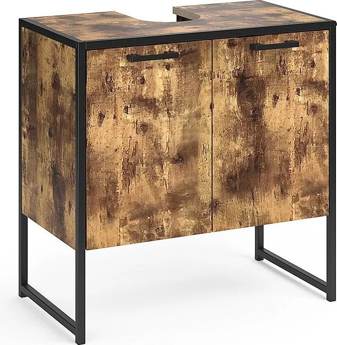 Szafka pod umywalkę drewno antyczne 60x33x60 fyrk