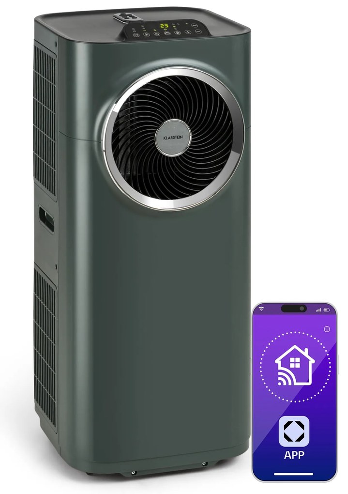 Klarstein Kraftwerk Smart 12000 BTU Klimatyzacja Przenośna Antracyt