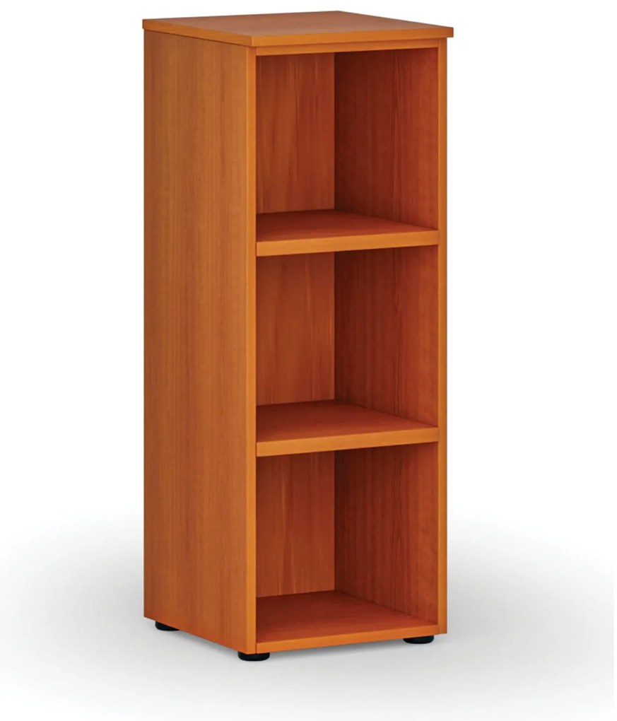 Regał biurowy PRIMO WOOD, 400 x 420 x 1087 mm, wiśnia