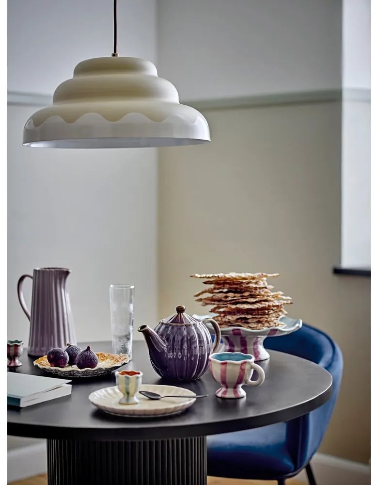 Kremowa lampa wisząca z metalowym kloszem ø 40 cm Lacya – Bloomingville
