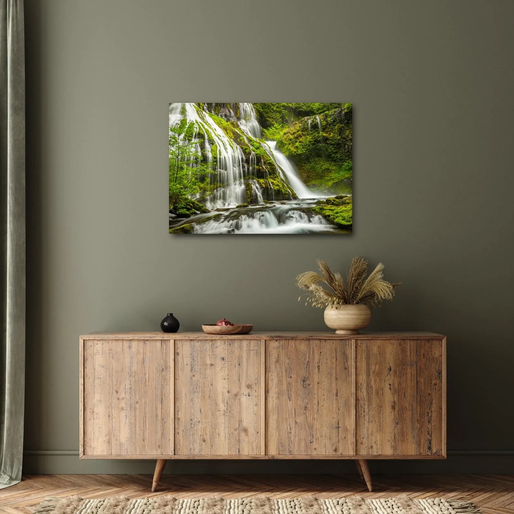 Obraz - Wodospad, Wind River Valley (70x50 cm)
