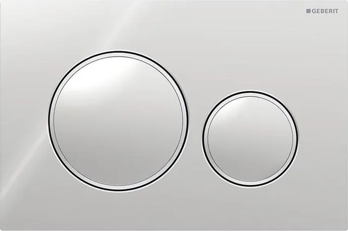Geberit 115.882.KH.1 - Przycisk spłukiwania Sigma20 24,6x16,4 cm matowy chrom