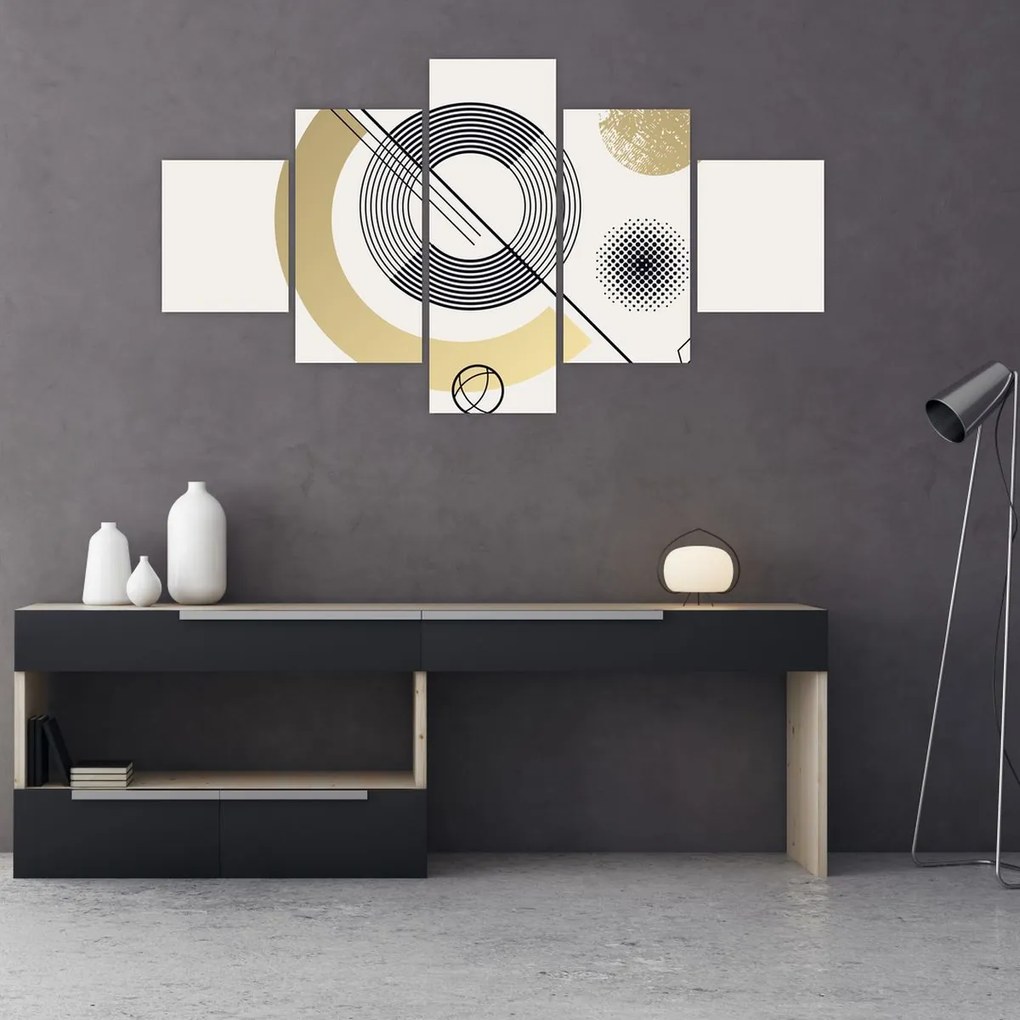 Obraz - Kształty geometryczne N⁰2 (125x70 cm)