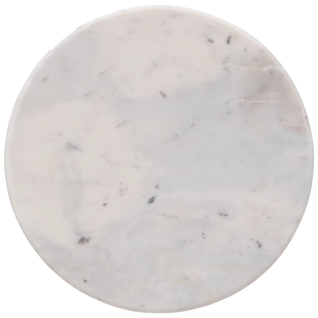 Marmurowa taca do serwowania przekąsek, talerz MARBLE, Ø 30 cm