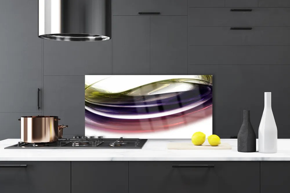 Panel nad blat kuchenny Cyfrowa Wizja Abstrakcji