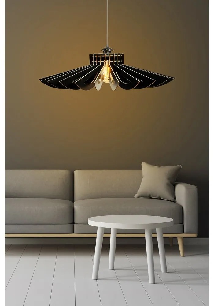 Czarna lampa wisząca ø 68 cm – Opviq lights