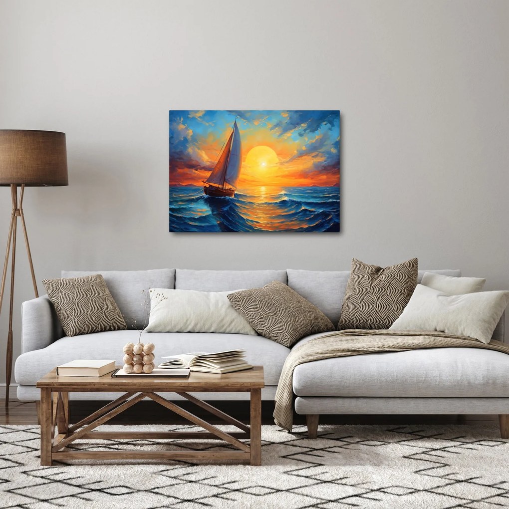 Obraz - Żaglówki (70x50 cm)