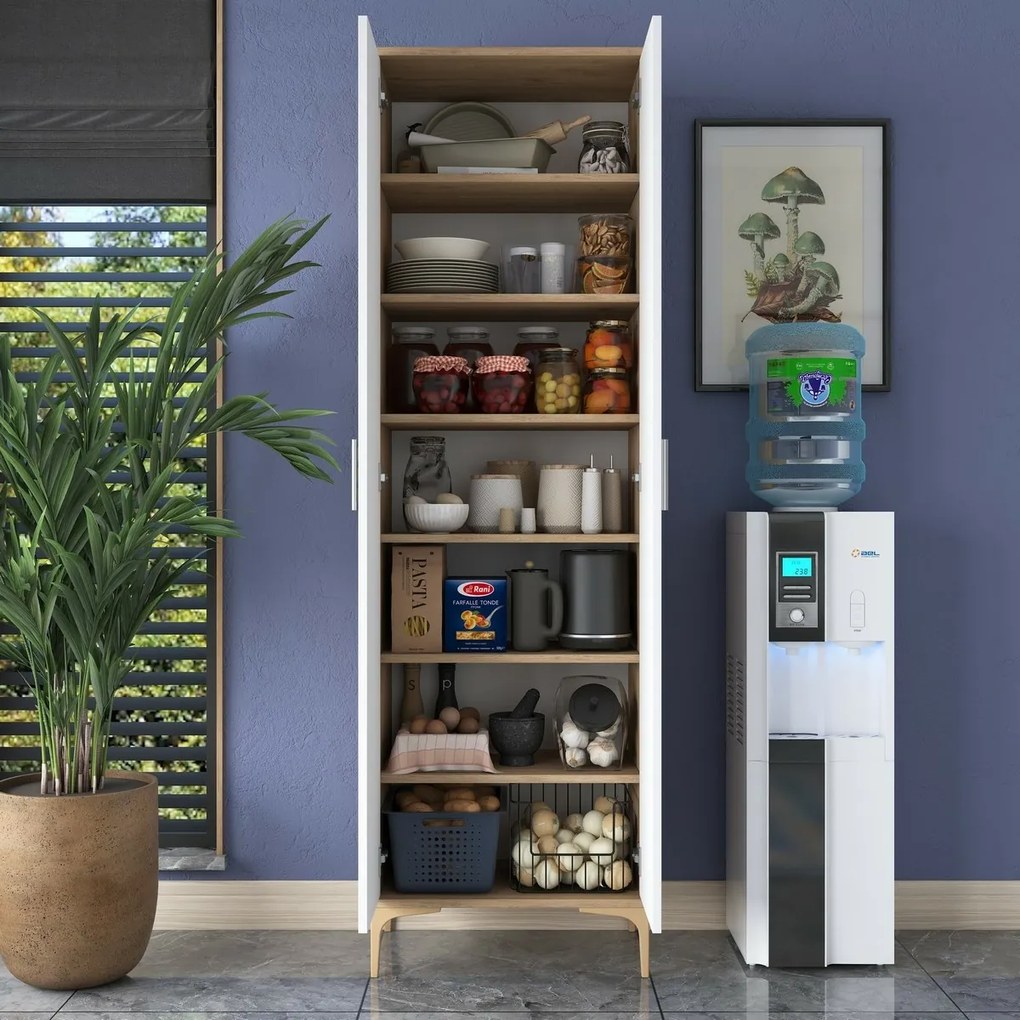 Szafa Jeny Walnut and White