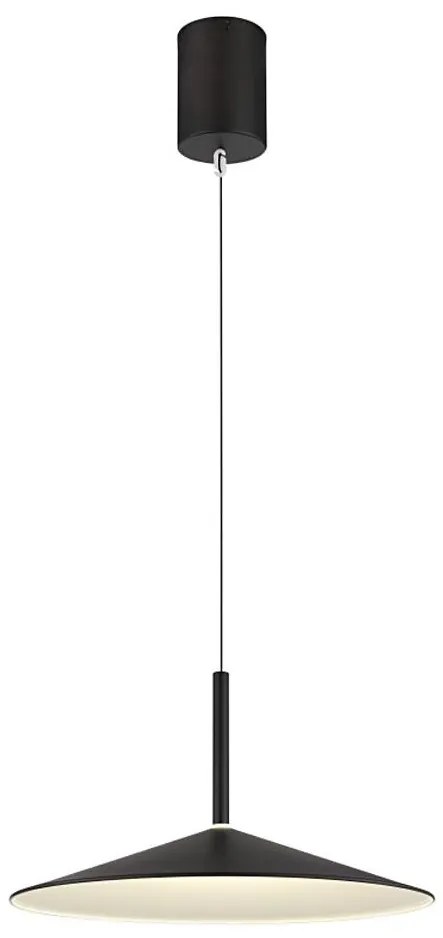 Globo 15635S - Lampa wisząca LED LAMPONE na linkach LED/18W/230V 4000K czarna