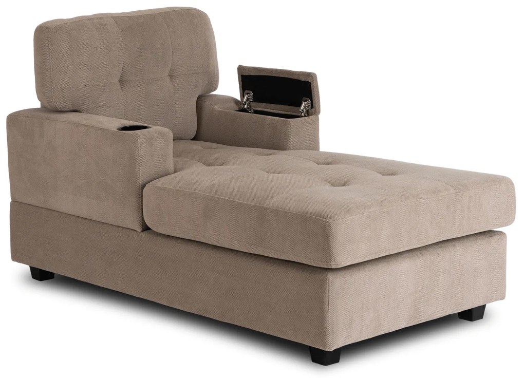 Fotel Wypoczynkowy Sofa NEO Beżowy Tapicerowany Nowoczesny
