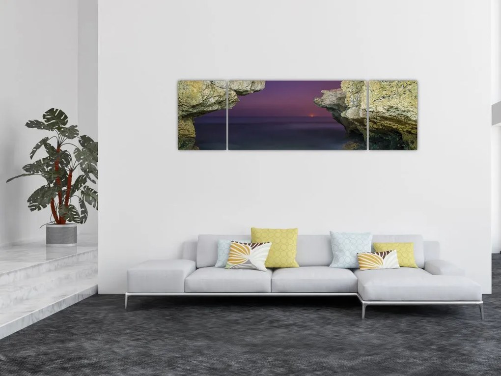 Obraz - klif morski (170x50 cm)