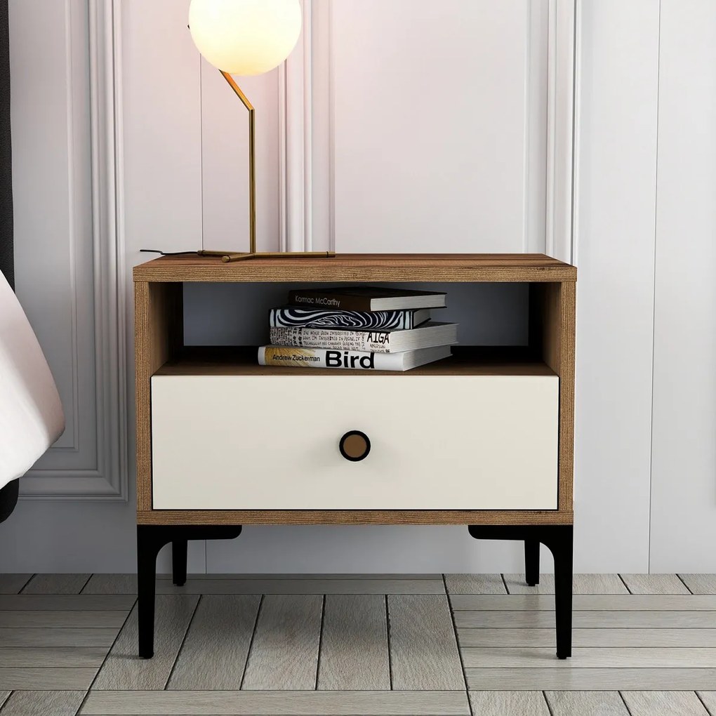 Szafka nocna Lisbon Walnut Cream