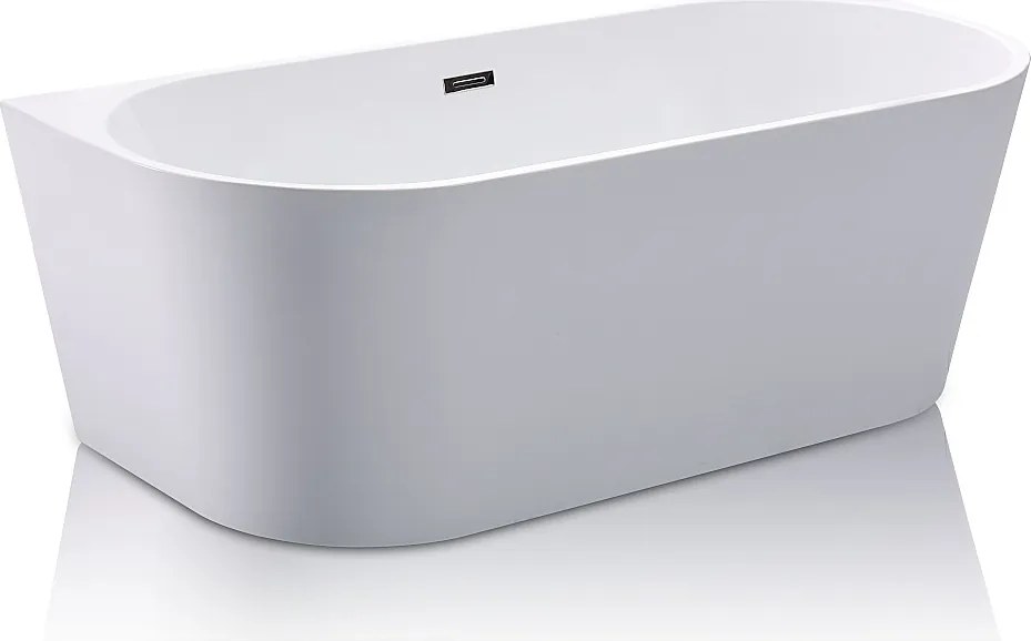 Wanna wolnostojąca przyścienna DIVINA - 170*75*58cm - 245L - Biała