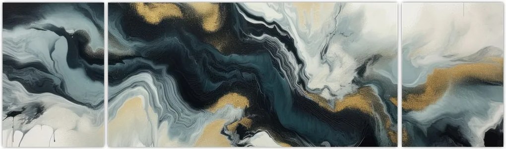 Obraz - Rysunek marmurkowy (170x50 cm)