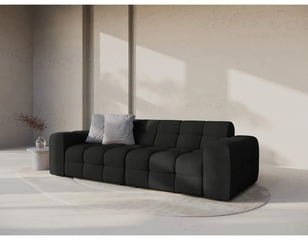 Czarna sofa 255 cm Kendal – Micadoni