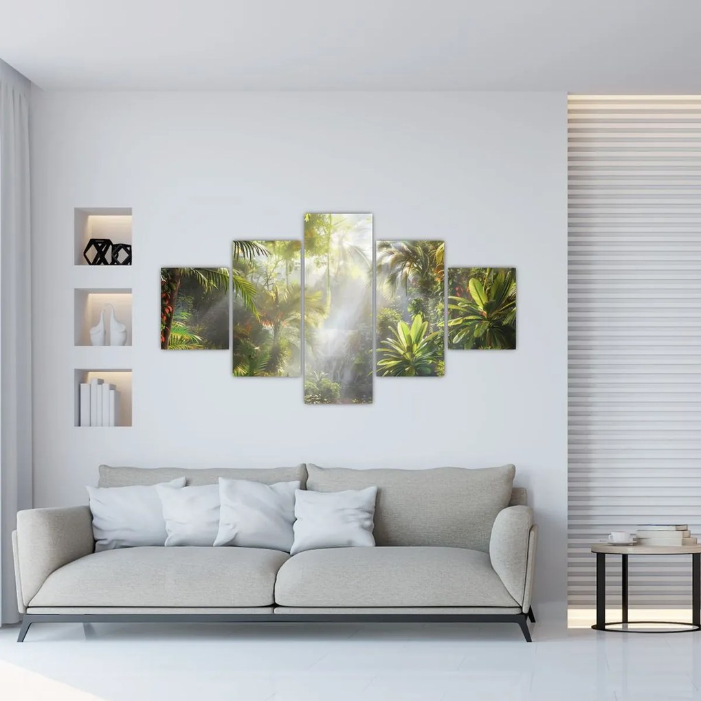 Obraz - Tropikalny las deszczowy (125x70 cm)
