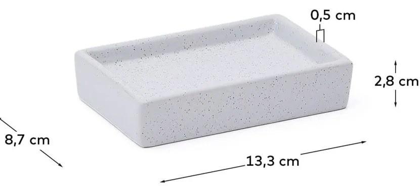 Kremowa mydelniczka ceramiczna Careli – Kave Home