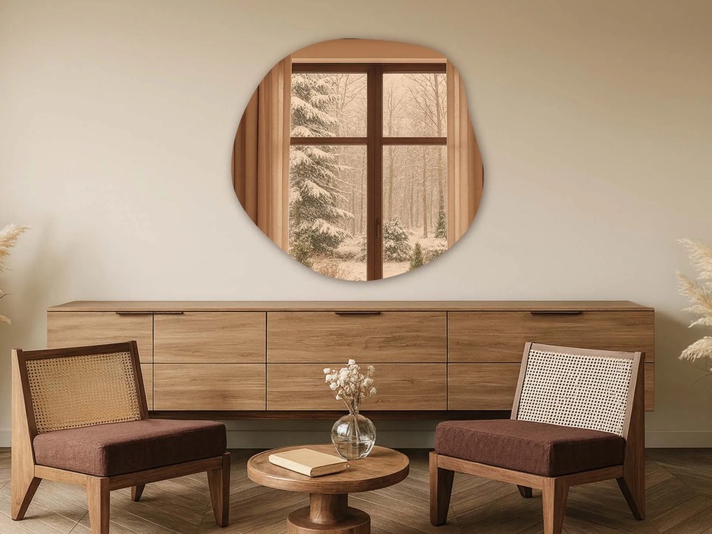 Lustro brązowe Base B30 50×48