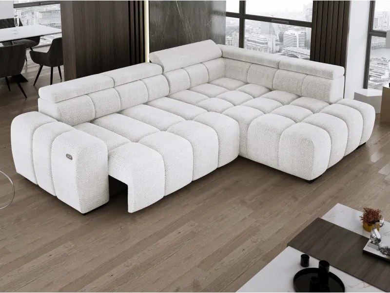 Narożnik BULL L Prawostronny z Elektryczną Regulacją EDEN 01 WERSAL