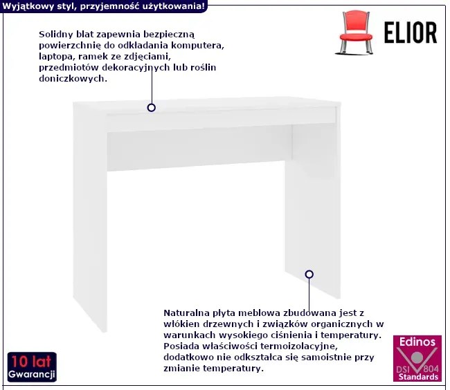 Małe Biurko W Kolorze Białym D5-M00