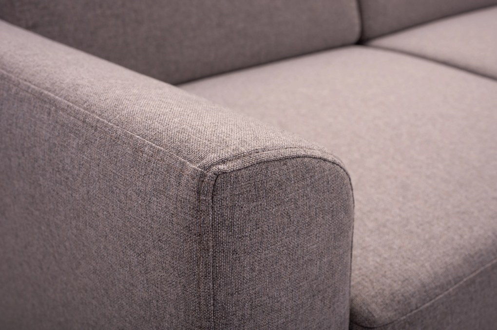 Masseno Narożnik SAPORE z funkcją spania i pojemnikiem na pościel Narozniki L, Rozkładana sofa - Beżowy, DENVER 05