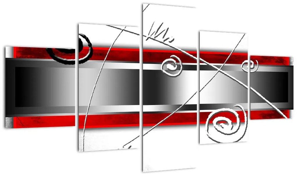 Abstrakcyjny obraz (125x70 cm)