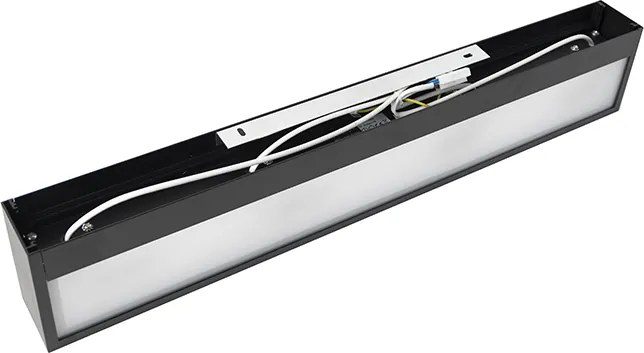 Design designerski Kinkiet czarny 60 cm - Houx