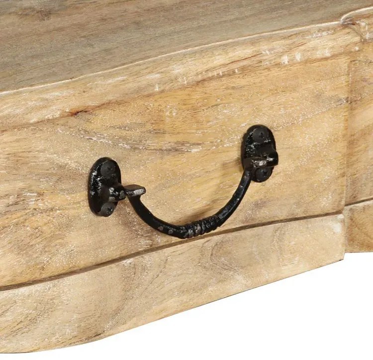 Stolik typu konsola z drewna mango - Nortix