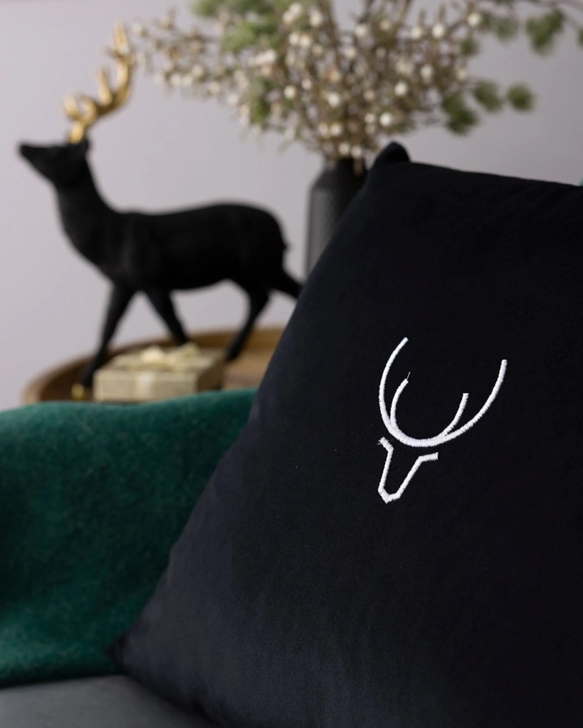 Poszewka na poduszkę Reindeer Silhouette 43x43 cm